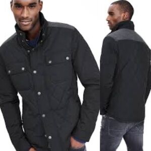 Banana Republic Quilted Jacket Black Size M